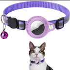 FellFinder™ - Reflektierendes Halsband mit AirTag-Halterung für Hund & Katze - Zampycare.com