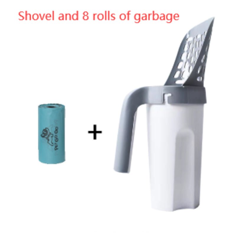 Large Capacity Toilet Bucket Portable Removable And Washable Integrated Cat Litter Scoop - Zampycare.com