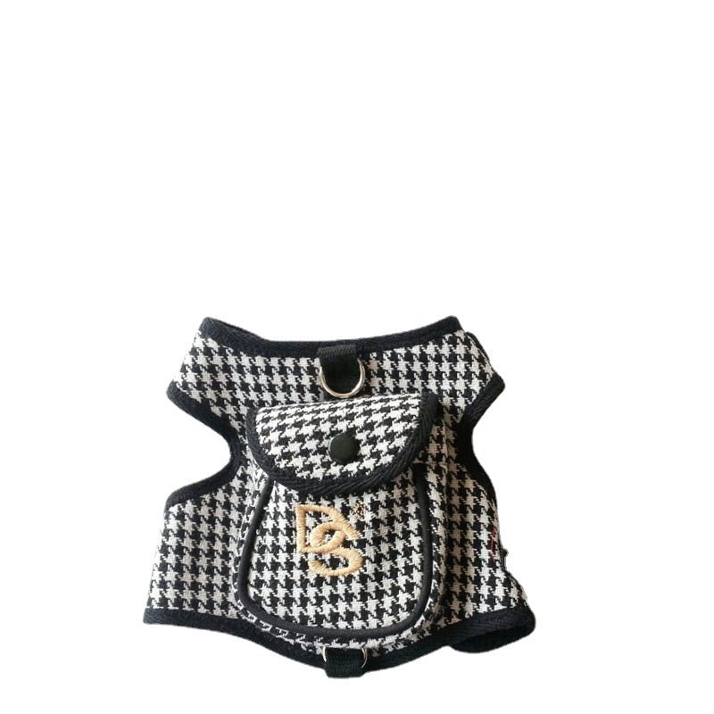 Pet Vest Houndstooth Pet Suit - Zampycare.com