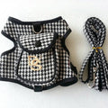 Pet Vest Houndstooth Pet Suit - Zampycare.com