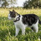 Smart – Premium-Set für Katzen: Reflektierendes Halsband + Apple-kompatibles GPS - Zampycare.com